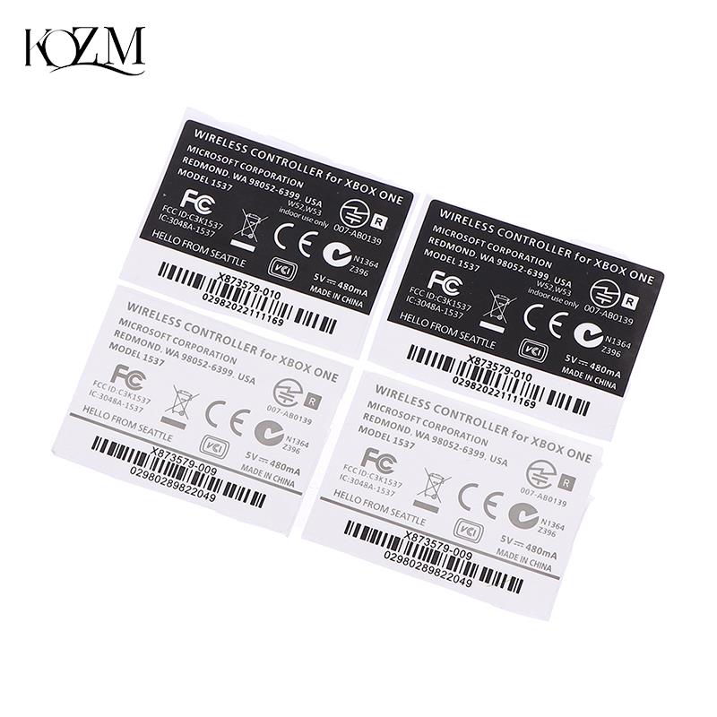 Microsoft Controller Xbox Wireless - 2pcs Black White Lable Seals Sticker