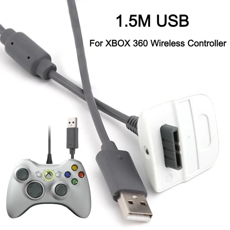 Microsoft Controller Xbox Wireless - 1.5M Games USB Play Charging Charger