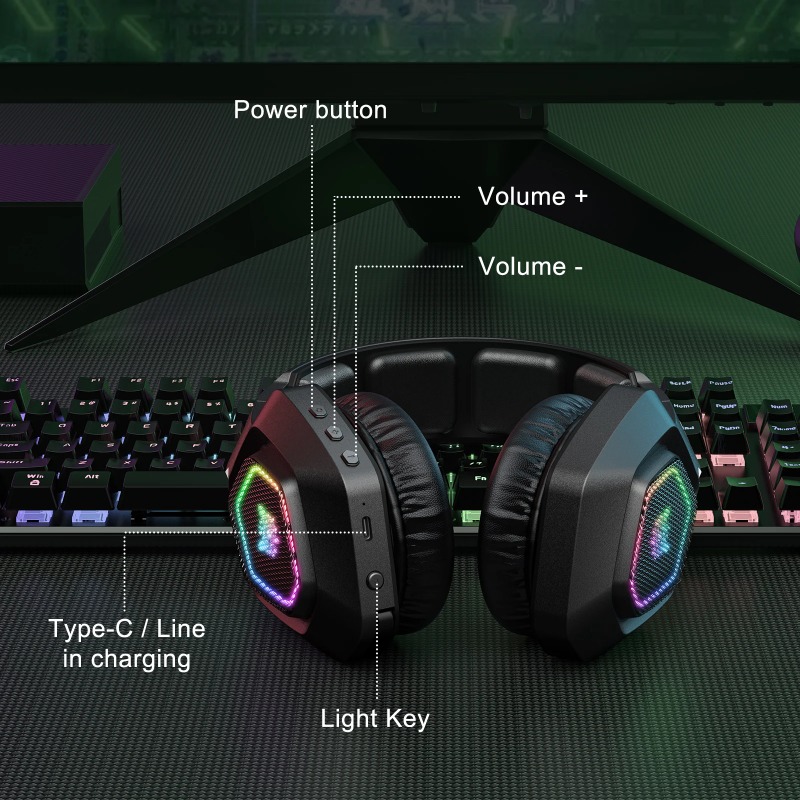 ONIKUMA B100 Wireless Gaming H - огляд і ціна Gaming Console Amazon