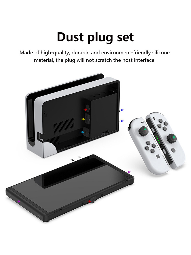 14 PCS/Set Dust Plug Silicone  - огляд і ціна Gaming Console Nintendo