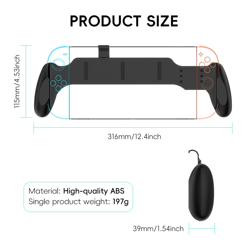 DATA FROG Ergonomic Non Slip U - огляд і ціна Nintendo Console Switch Oled