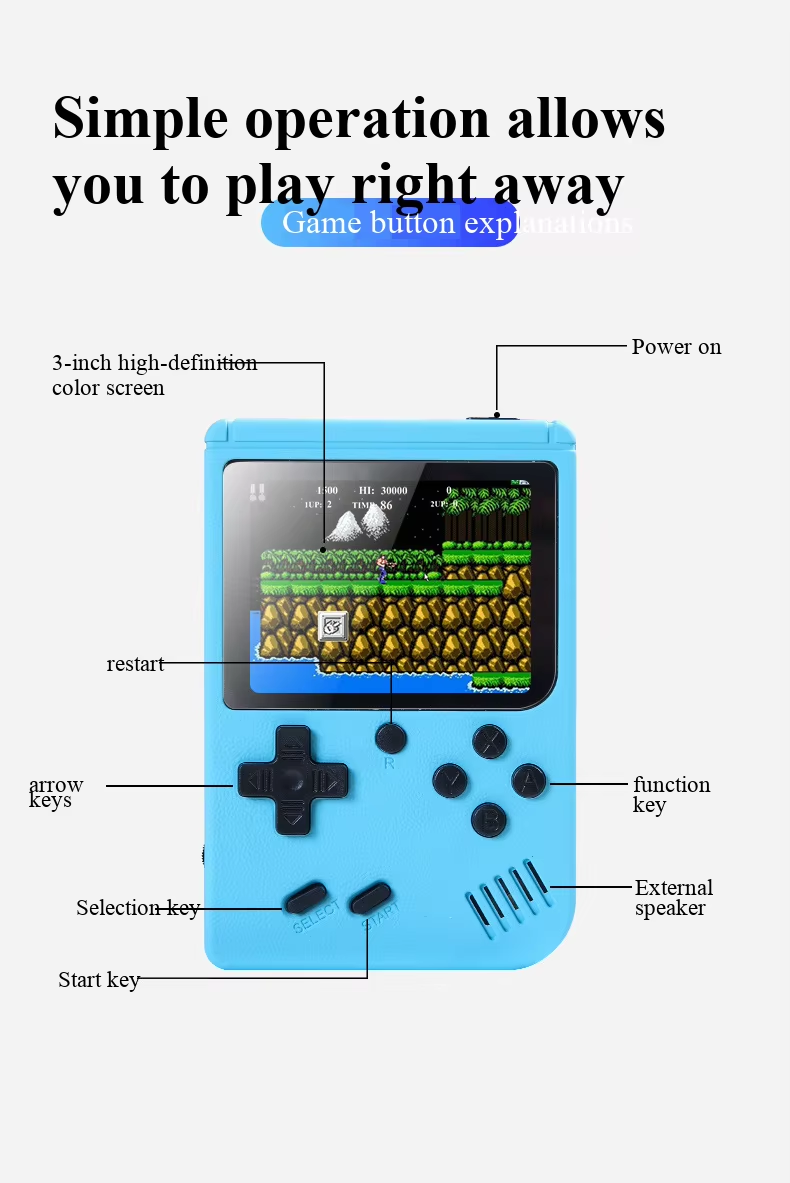 400 In 1 MINI Games Handheld G - огляд і ціна Gaming Console Emulator