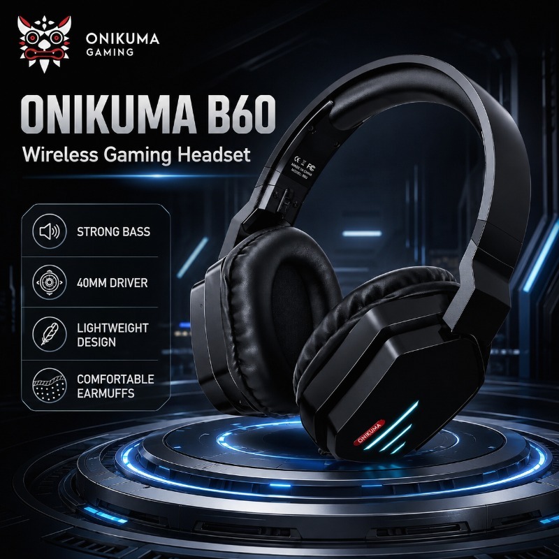 ONIKUMA B60 Wireless Gaming St - огляд і ціна Gaming Console Amazon