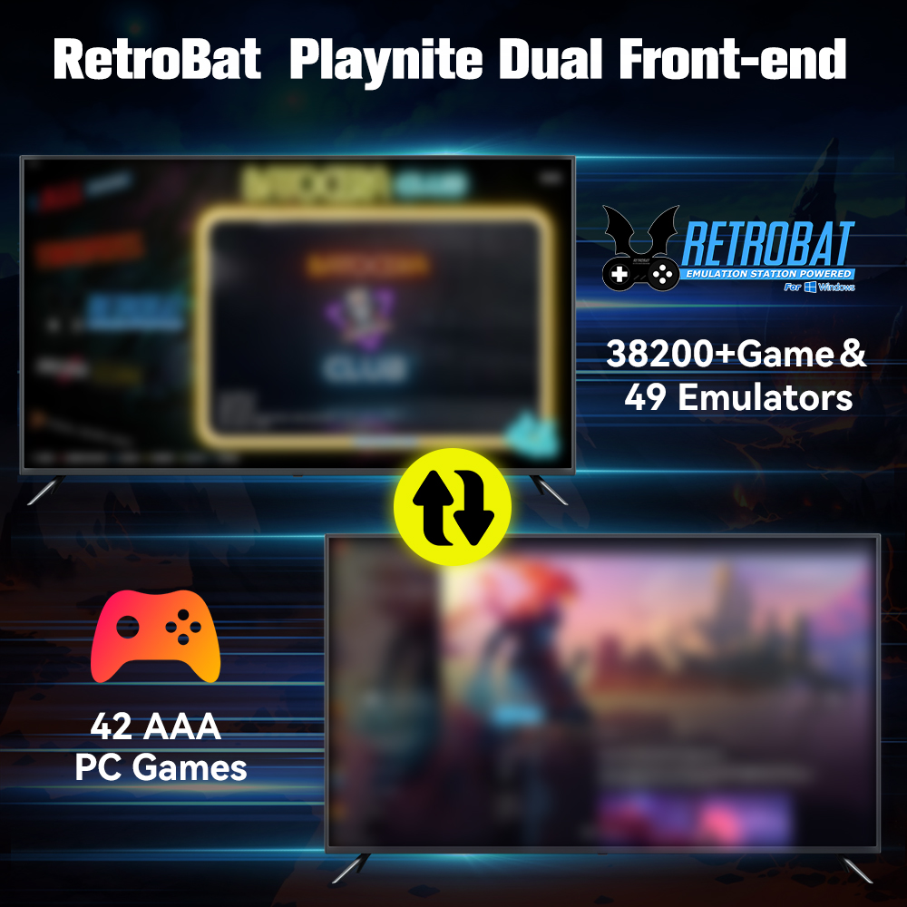 Retrobat＆Playnite System HDD R - огляд і ціна Gaming Console Emulator