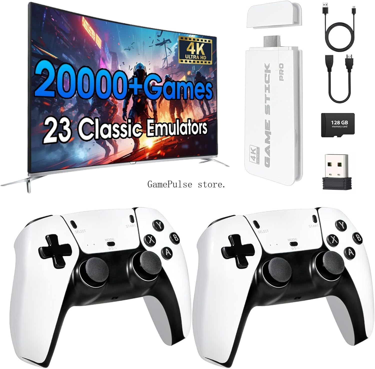 GamePulse 2026 New Retro Gamin - огляд і ціна Gaming Console Emulator