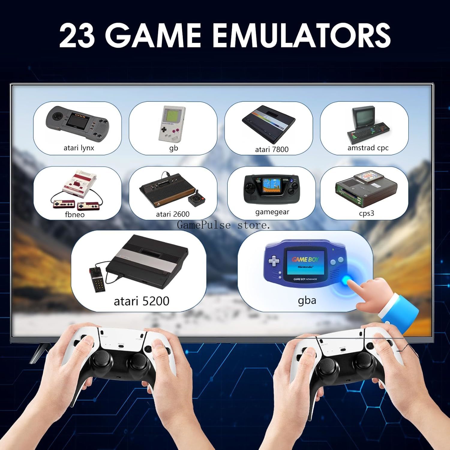 GamePulse 2026 New Retro Gamin - огляд і ціна Gaming Console Emulator