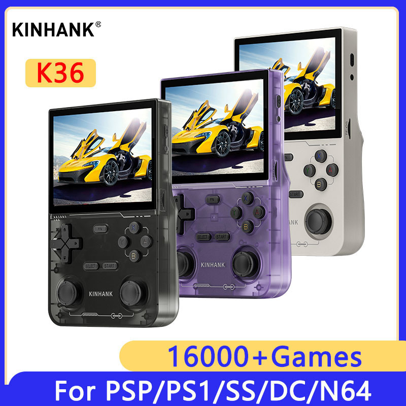 KINHANK K36 Retro Handheld Vid - огляд і ціна Gaming Console Emulator