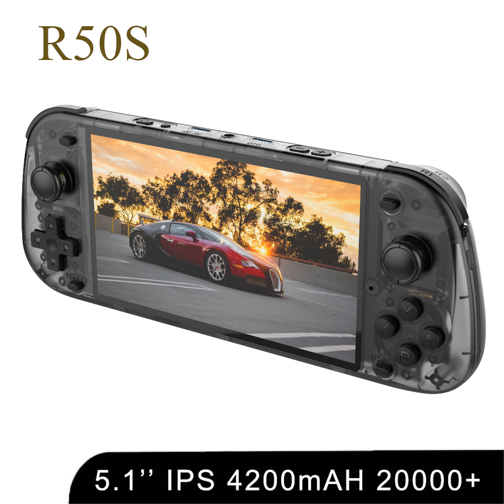 5.1inch New R50S Retro Handhel - огляд і ціна Gaming Console Emulator