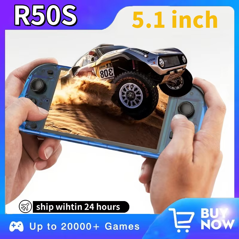 5.1inch New R50S Retro Handhel - огляд і ціна Gaming Console Emulator
