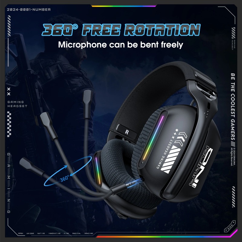 ONIKUMA GT808 Gaming Headset W - огляд і ціна Gaming Console Amazon