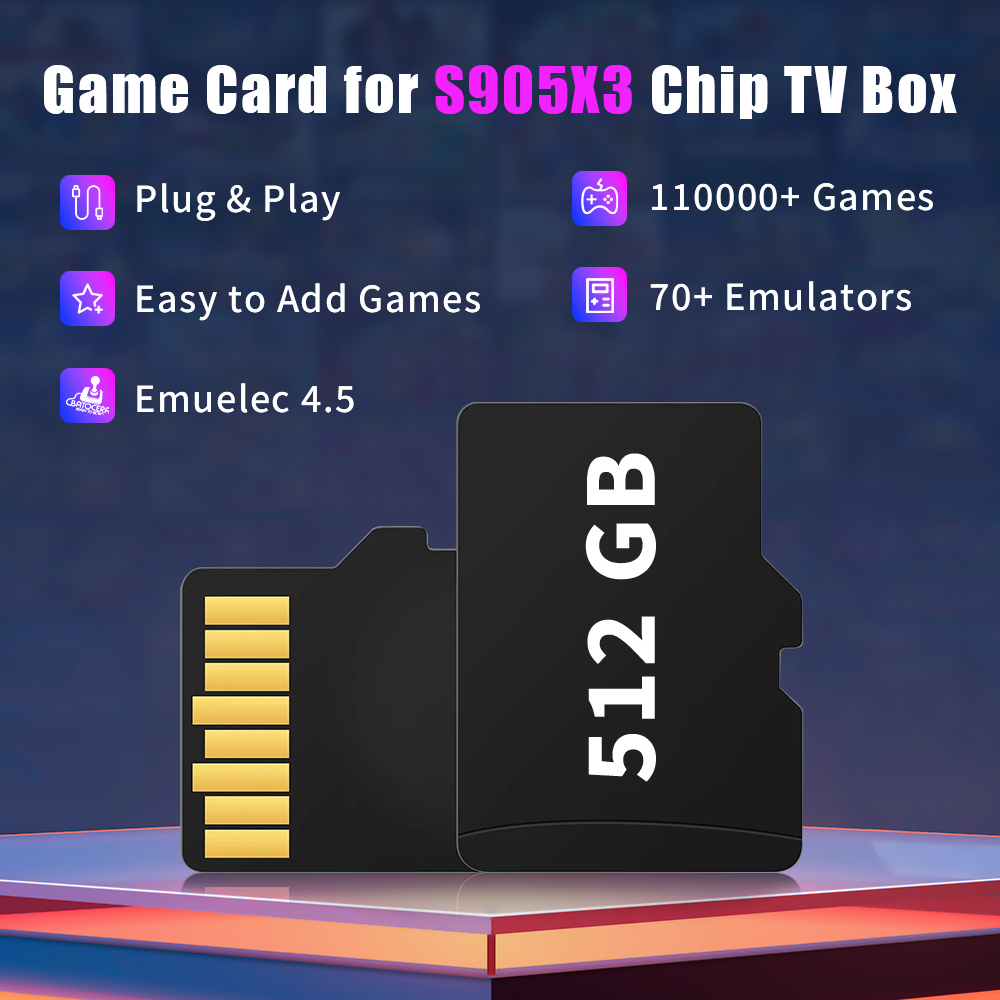 Game TF Card for S905X3 Chip T - огляд і ціна Gaming Console Emulator