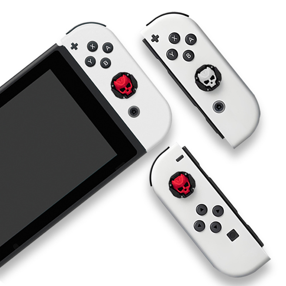 4pcs Cool Skull Silicone Thumb - огляд і ціна Nintendo Switch Case