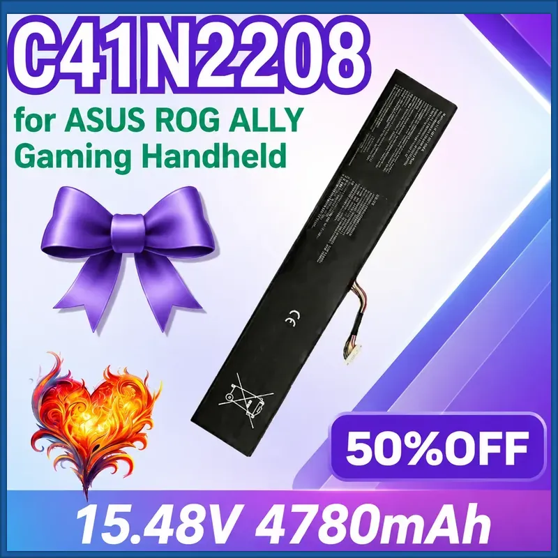 New C41N2208 4780mAh 15.48V Ha - огляд і ціна Gaming Console Rog Ally