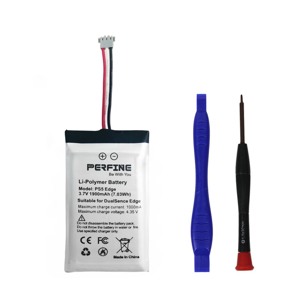 Perfine 1900mAh 2pcs Batteries - огляд і ціна Sony Controller Dualsense Edge