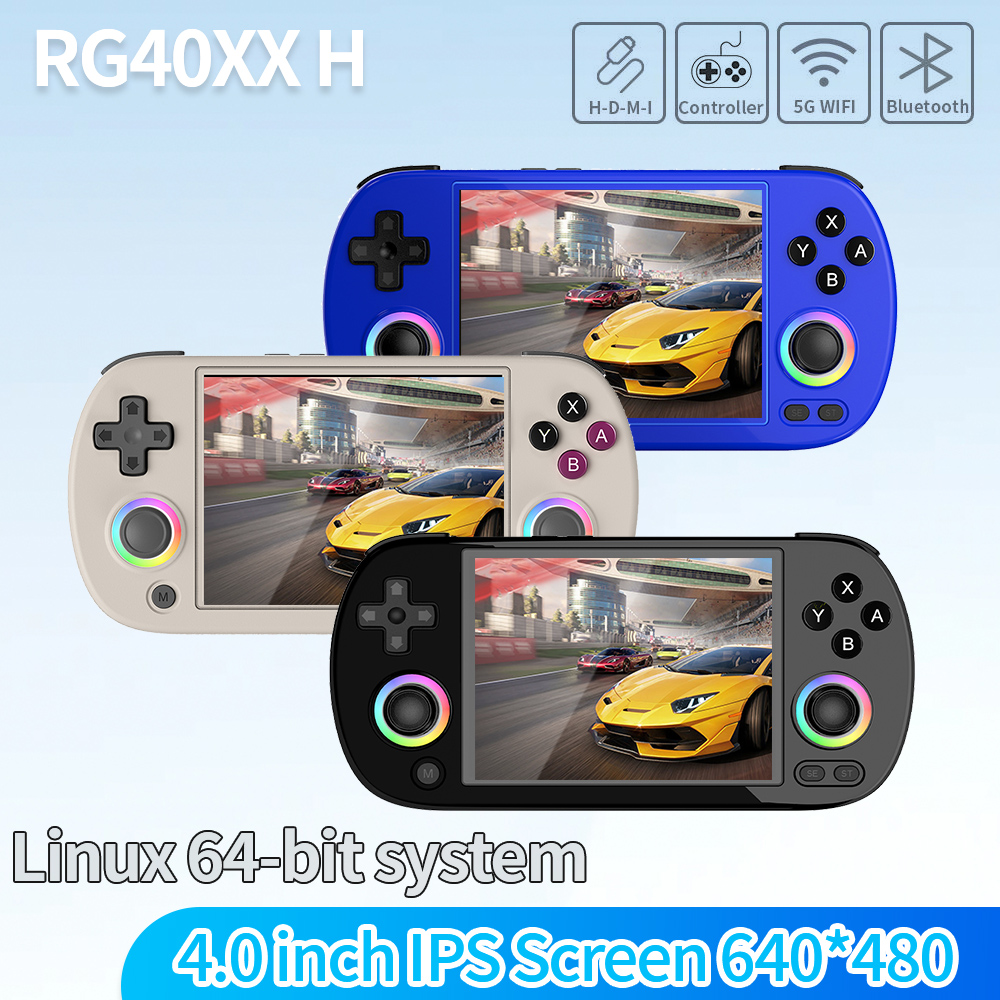Anbernic RG40XXH 64-bit Linux  - огляд і ціна Gaming Console Bluetooth