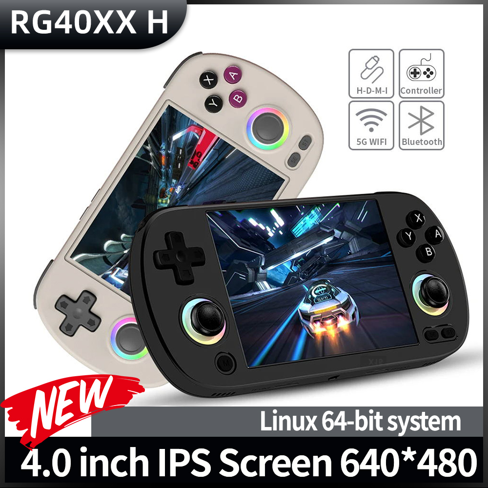 Anbernic RG40XXH 64-bit Linux  - огляд і ціна Gaming Console Bluetooth