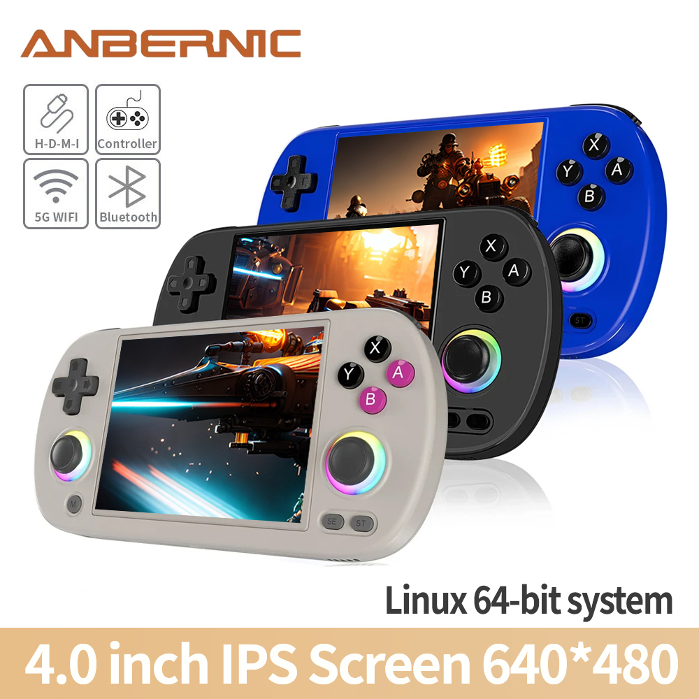 Anbernic RG40XXH 64-bit Linux  - огляд і ціна Gaming Console Bluetooth